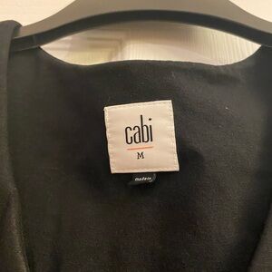 CAbi Elegant Black Blouse